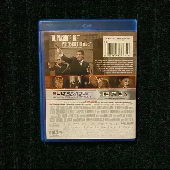 Stand Up Guys Blu-ray Gangster Action Drama Al Pacino Christopher Walken Alan - Picture 2 of 3